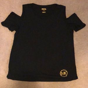 Michael Kors Black off shoulder shirt never worn